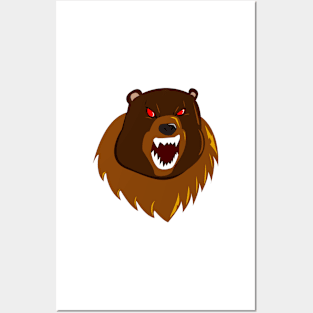 Raging Bear Posters and Art